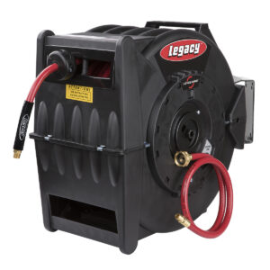 Legacy Manufacturing » Levelwind™ Hose Reel – 3/8in. x 100ft. PVC Hose
